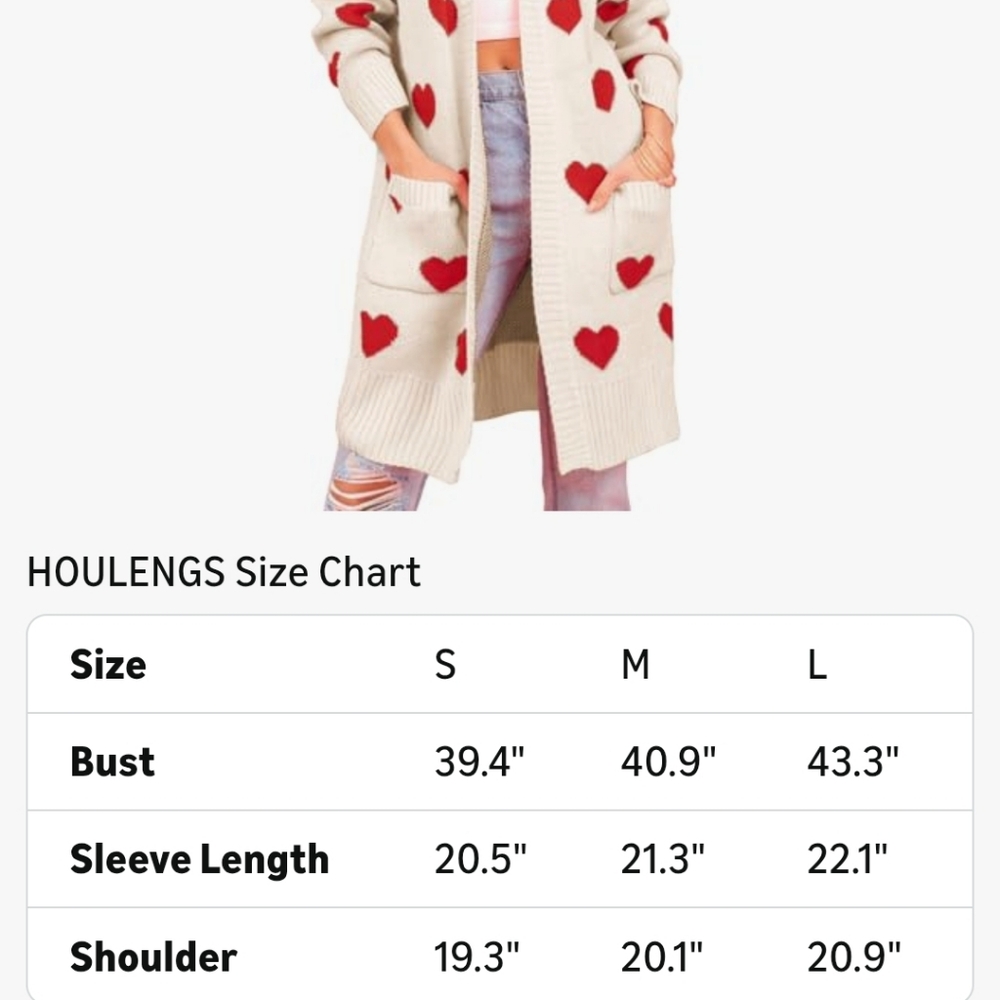 Heart Patterned Cream Cardigan - Picture 3 of 4